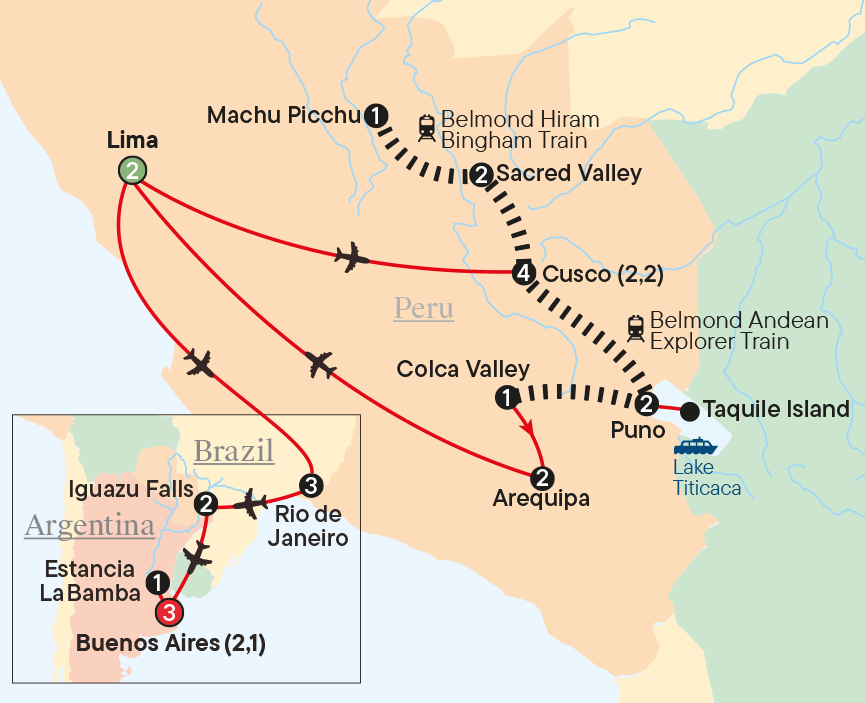Map - South America In-Style 2027
